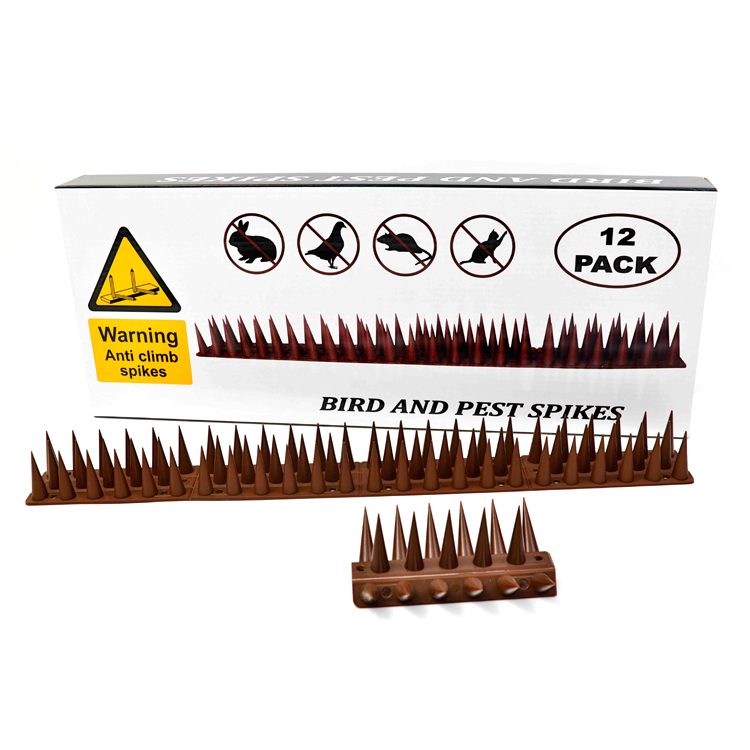 Шипы защитные от птиц и кошек для забора и стен