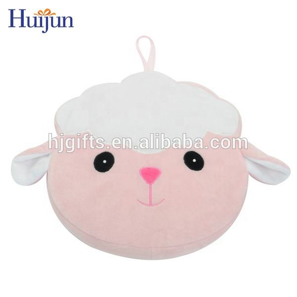 Wholesale High Quality Sheep Shape Soft Baby Pillow Child Seat Cushion Office Chair Seat Cushion Pillow for Back Relief Pad