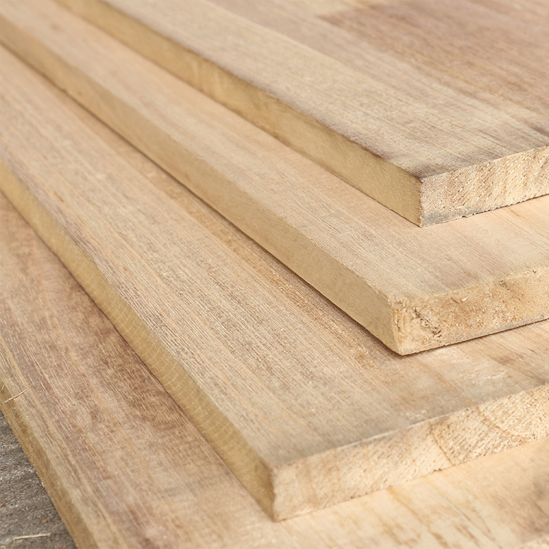 1220*2440mm Wholesale Low Price Finger Jointed Solid Paulownia Straight Board Wood