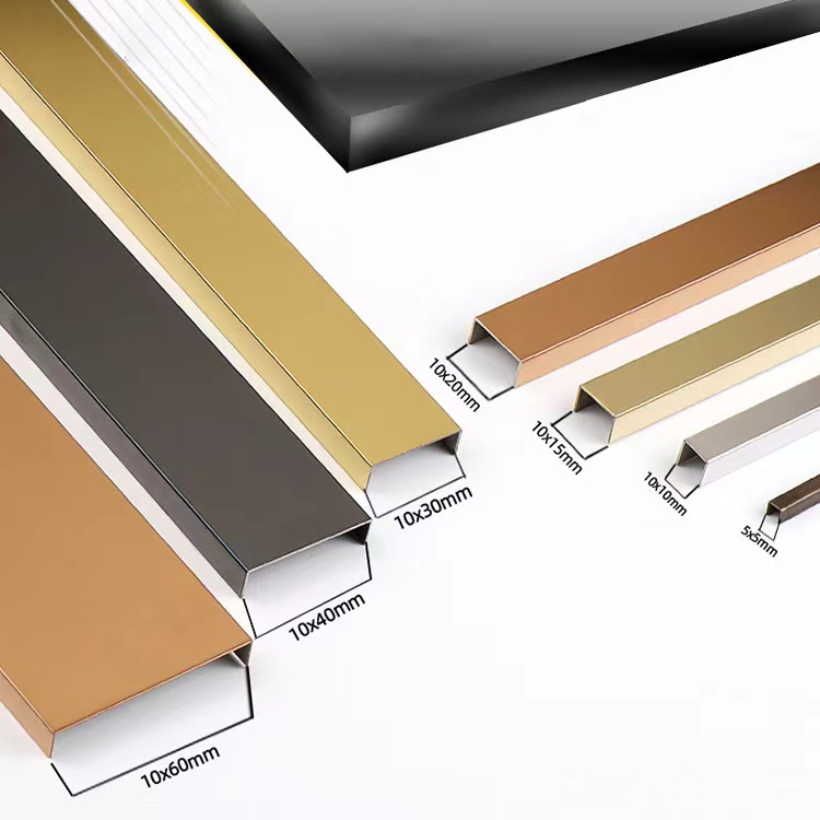 10*40*10mm Wall Corner Protectionstainless Steel U-Shaped Tile Strip Trim