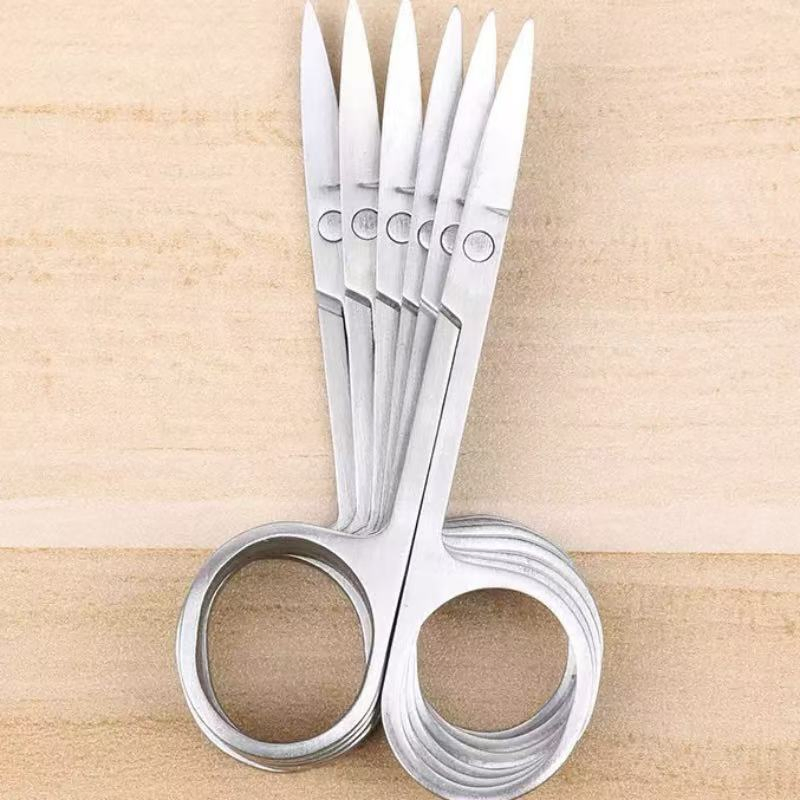 Original Factory Direct Stainless Steel Nose Hair Tip Beauty Tool Eyebrow Scissors