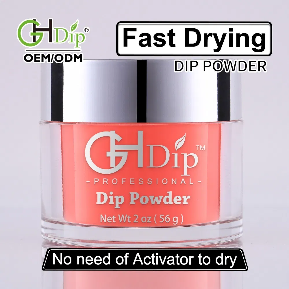 Custom Private Label 2000 Colors Fast Drying Nail Dipping Powder