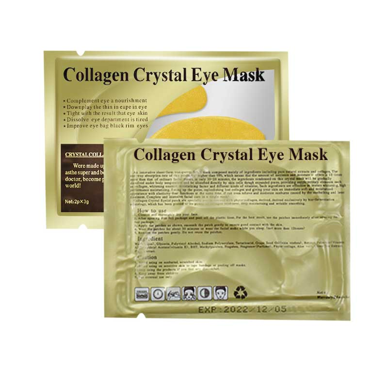 Private Label Collagen Eye Patch Moisturize Anti Aging Skin Care Crystal Eye Mask