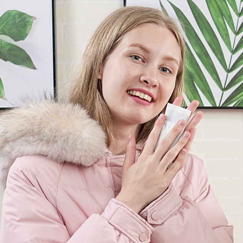 Natural Ingredients Quick-Heat Patch Comfortable for Outdoor Self Heating Hand Warmer