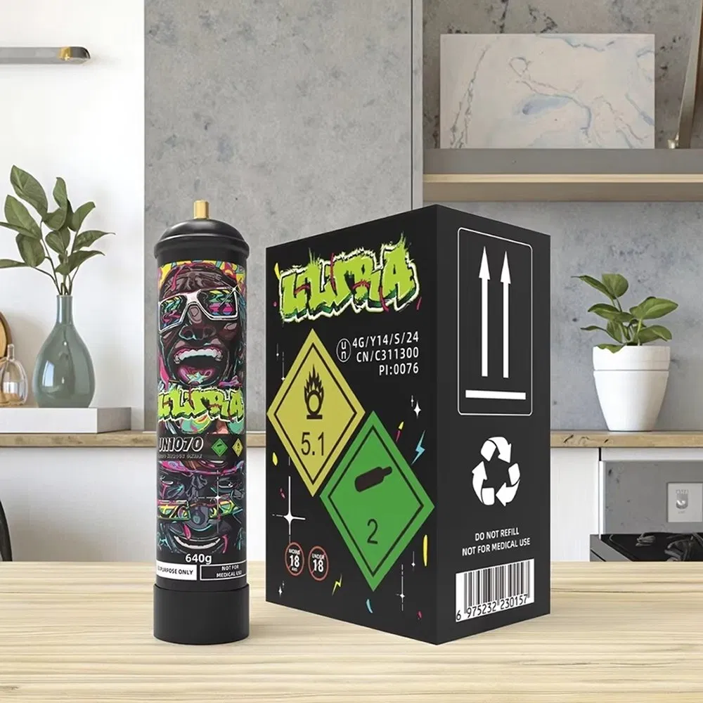 1L/660g Canister Baking Tools N2o Whipped Cream Deluxe Charger