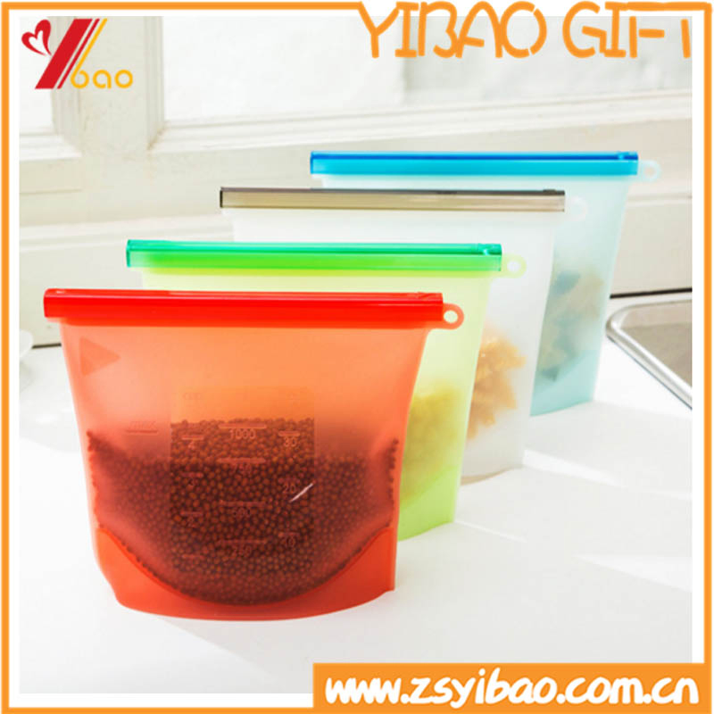 Silicone Kitchenware Household FDA Food Storage Bag Custom Reusable
