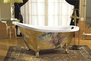 Переносная угловая акриловая ванна с гидромассажем