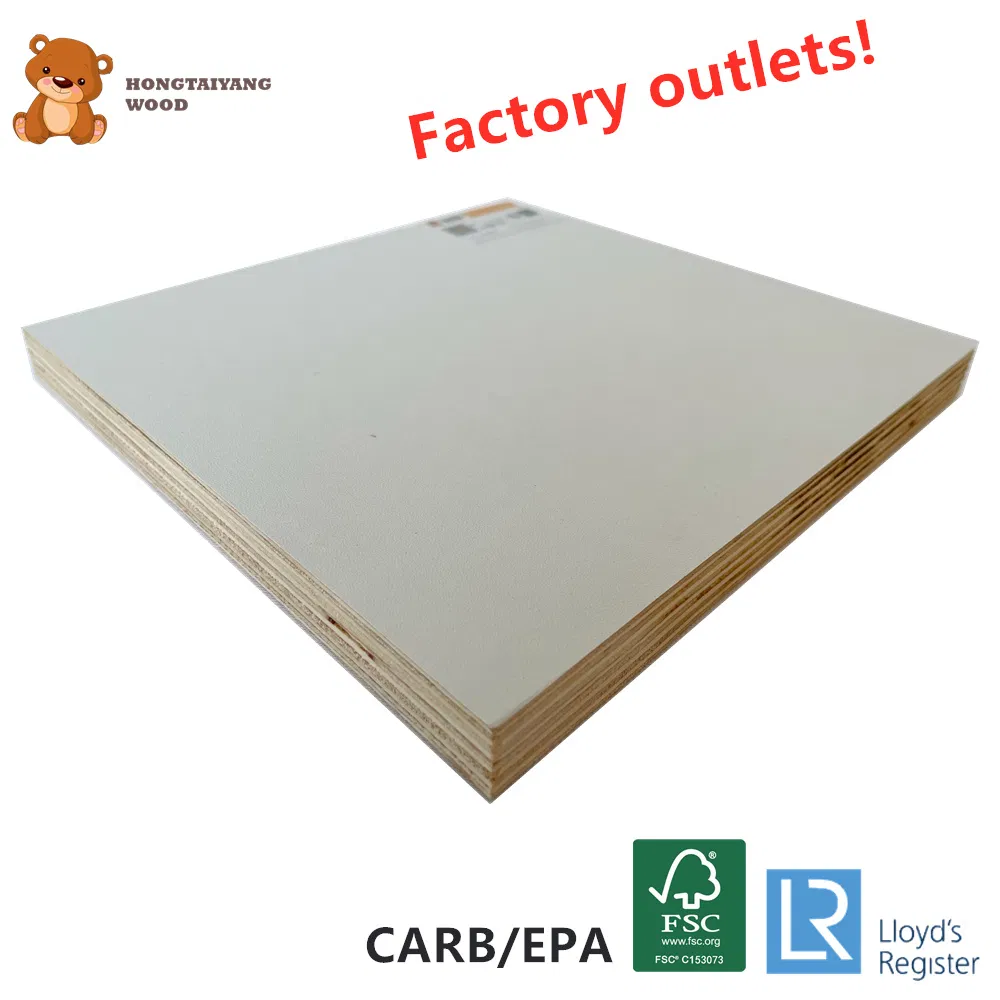 Cheap Price Wholesale Melamine Plywood Board with FSC Carb Certification for Furniture