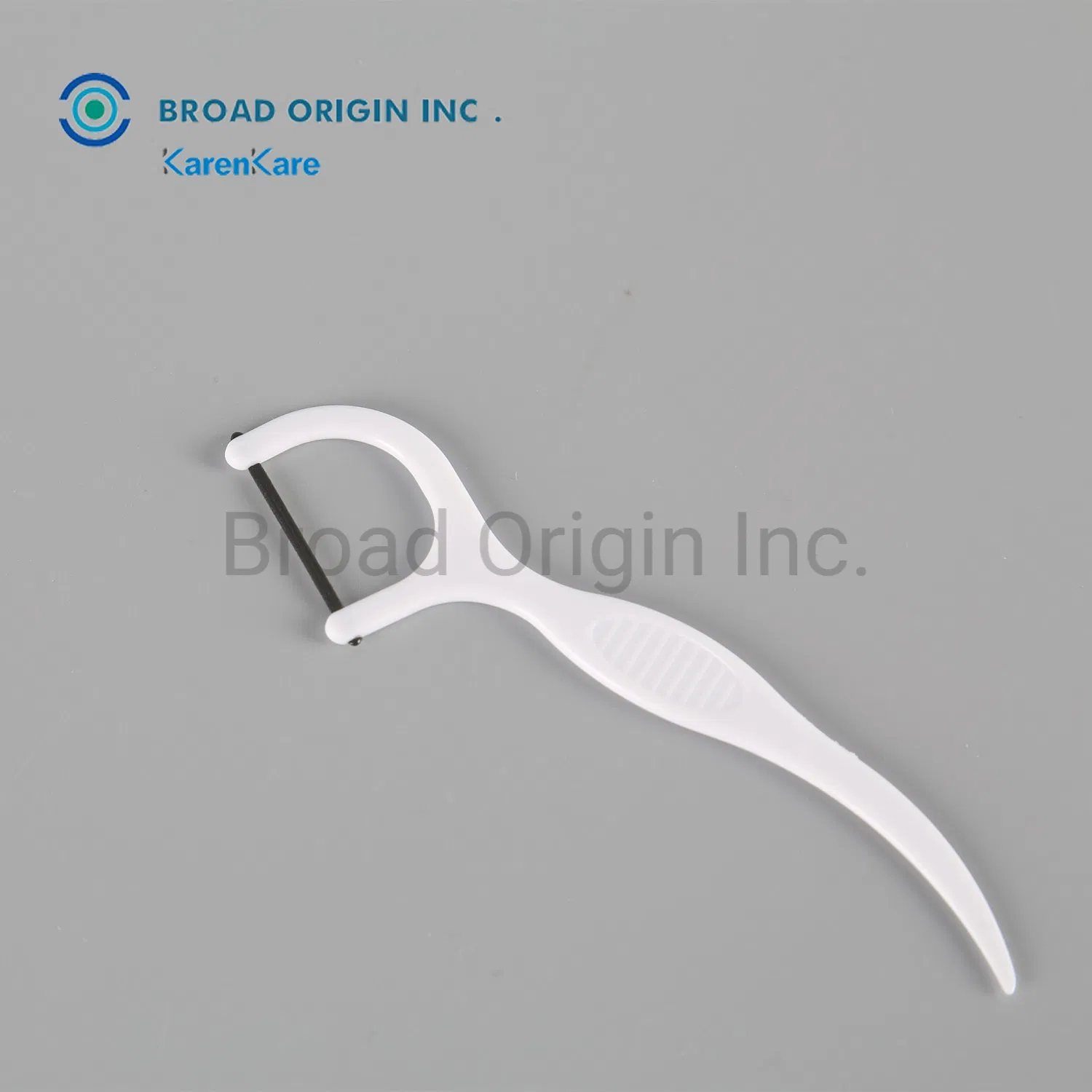 Hot Sales Cleaning Teeth Black Nylon F-Type Dental Floss Pick