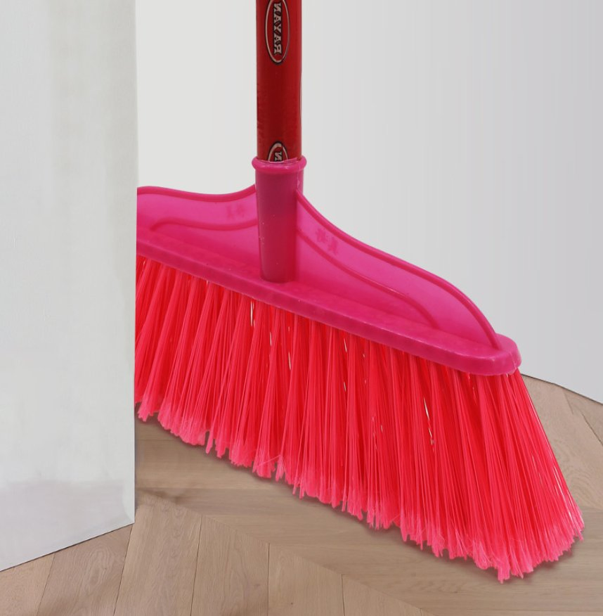 Wholesale Household Hard-Bristle Broom Wooden Handle