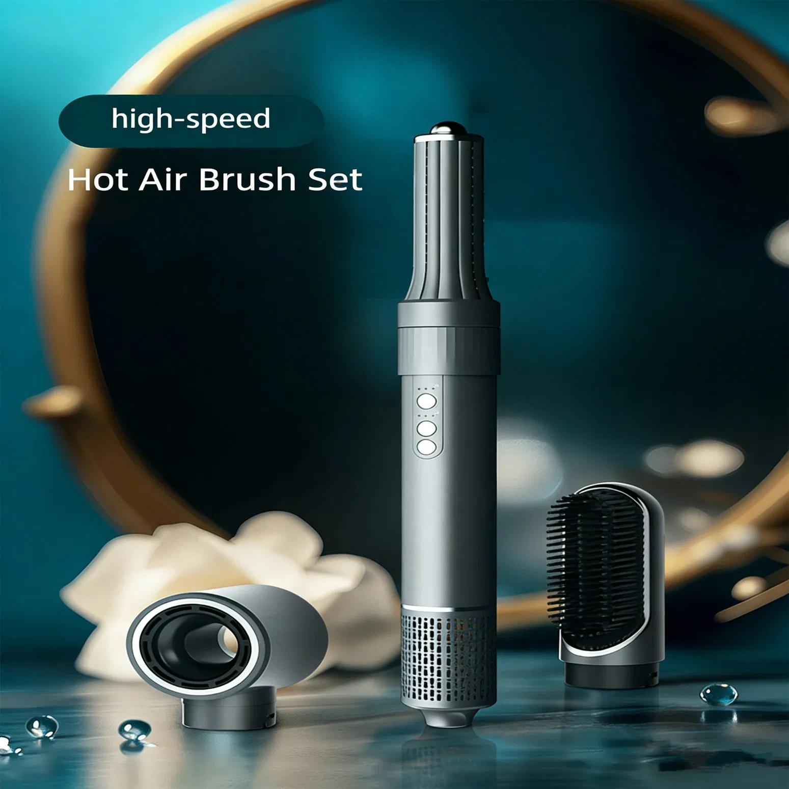 Automatic Curling Iron 2 in 1 Hair Straightener & Curler