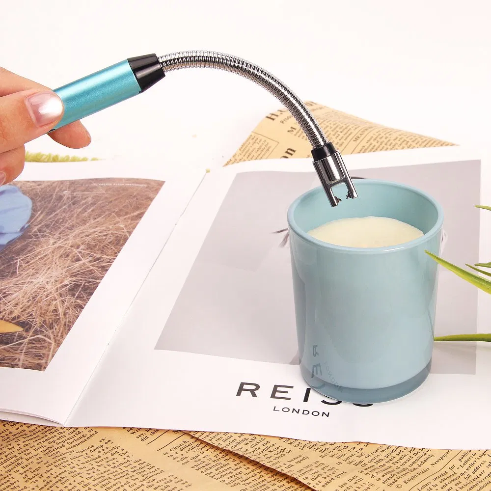 Candle Lighter with Child Lock Rechargeable Lighter with USB-C Port