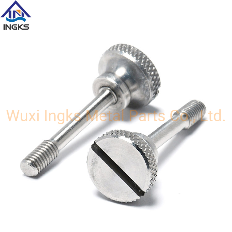 High Quality Low Price Slotted Diamond Knurled Cylinder Head Captive Screws