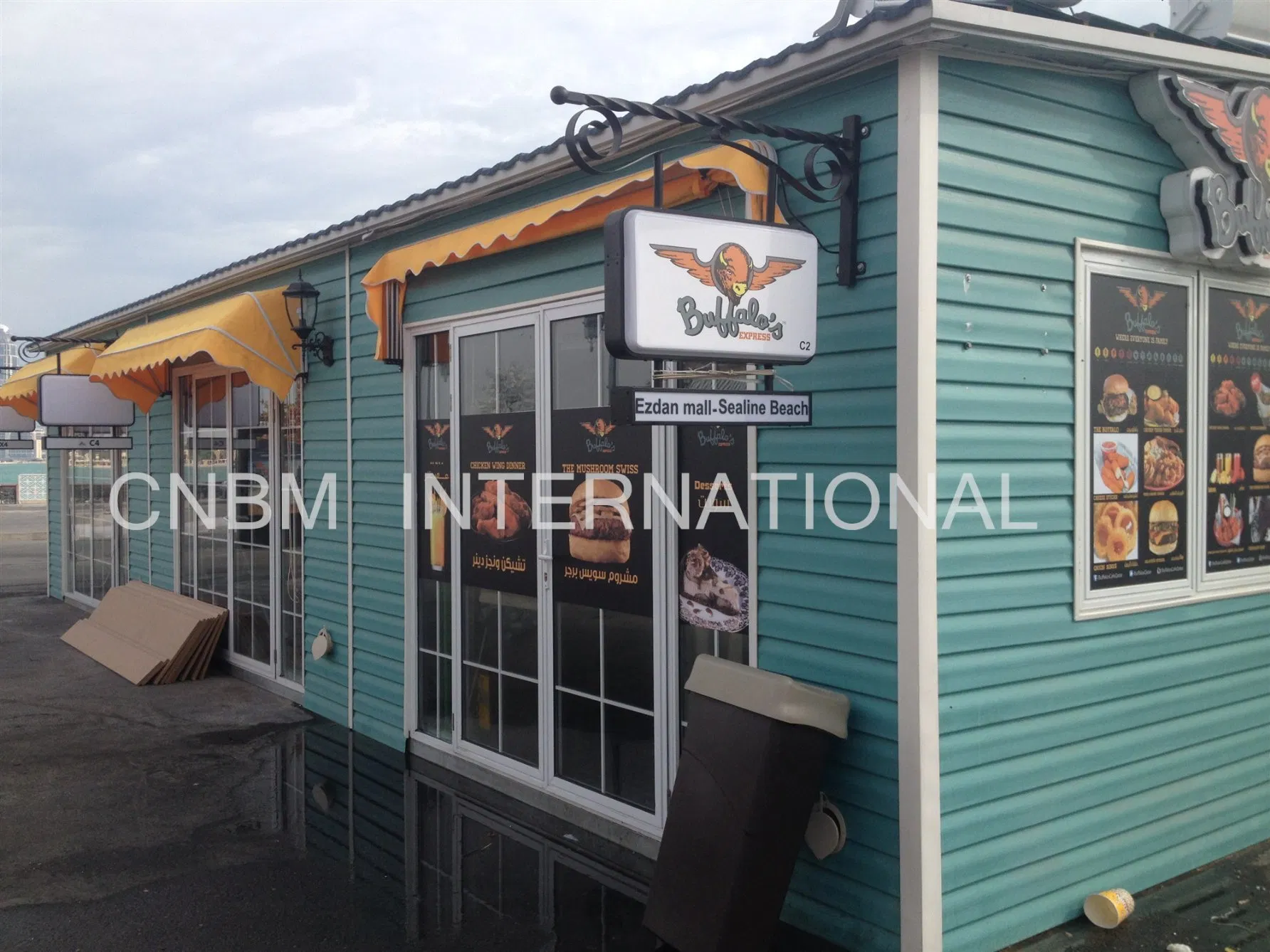 Low Cost Light Steel Prefabricated Huts for Shop