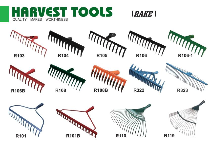 High Carton Strong Hardness Steel Garden Rake