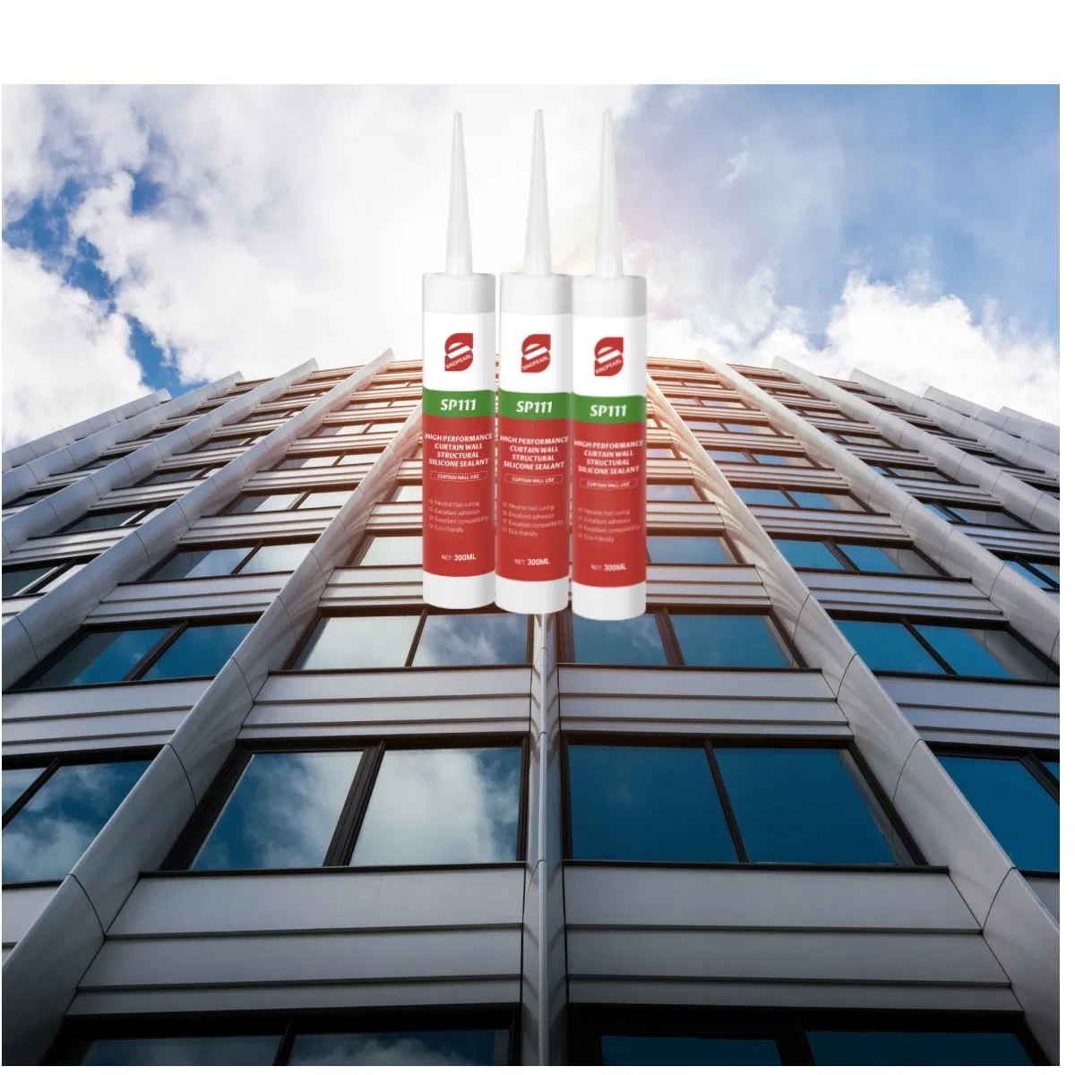 Sp111 Structural Silicone Sealant Strong Bonding Strength for Aluminum Glass Marble Curtain Wall Super Adhesive Glue