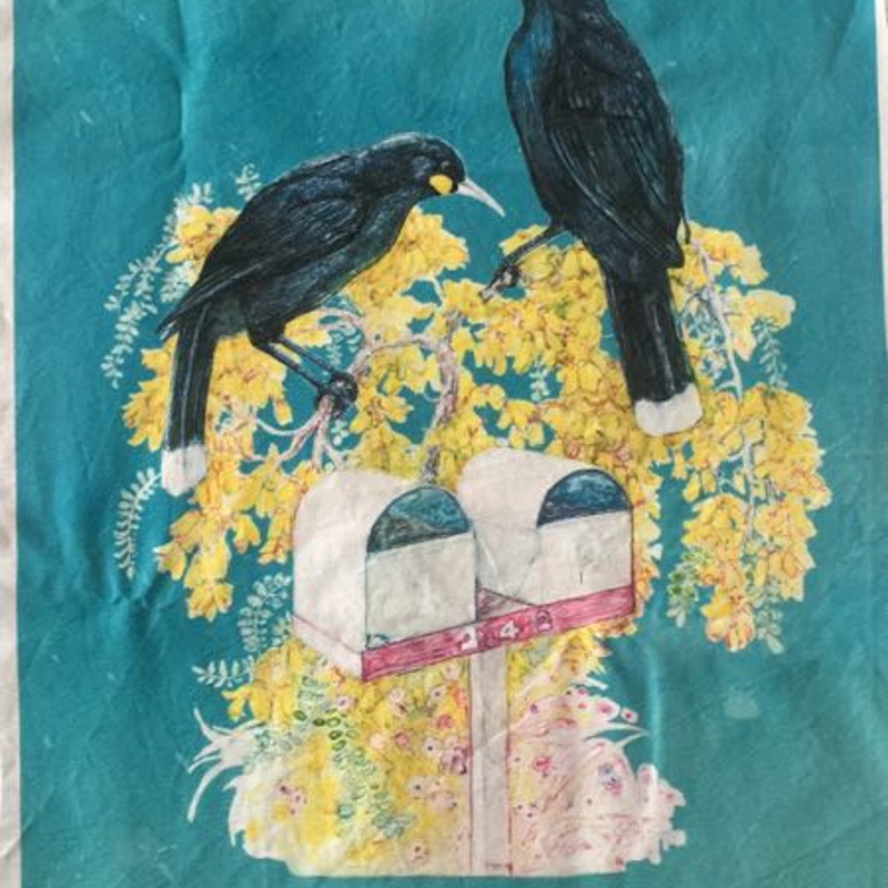 100% Cotton 300GSM Digital Printing New Zealand Design Tea Towel Kitchen Towel