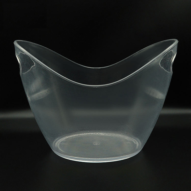 Color Customized Champagne Wine Beer Transparent Plastic Light Ice Bucket