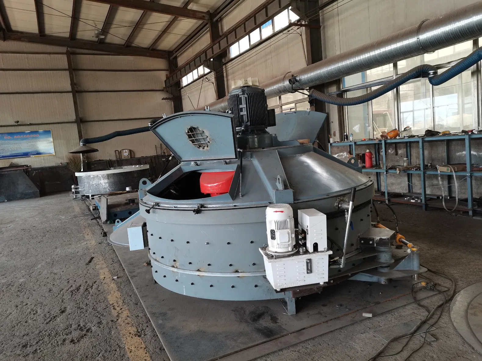 Planetary Mixer Concrete Cement and Raw Material with Strong Rotationaly