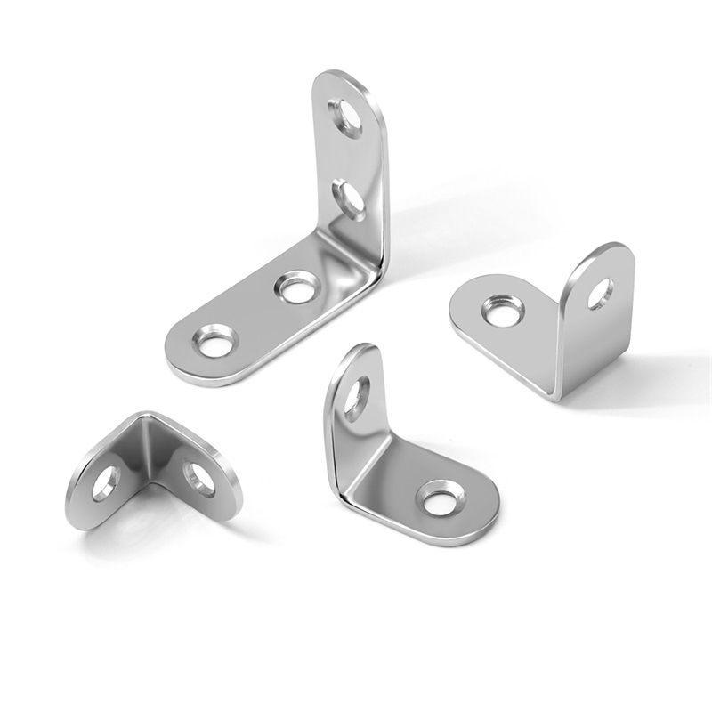 [Furniture Hardware] Stainless Steel Corner Bracket, Metal Fixed Connection Plate