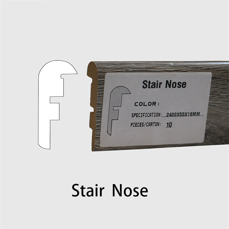 MDF Flooring Wood Laminate Floor Tmoulding Skirting Reducer Accessories