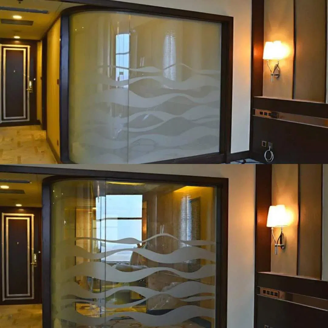 Custom Size Self-Adhesive Switchable Pdlc Smart Glass Film