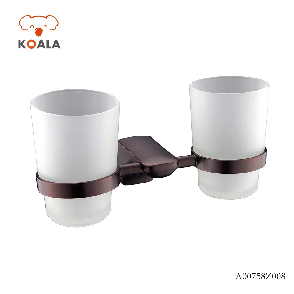 Modern Single and Double Glass Tumbler Holder for Stylish Bathrooms