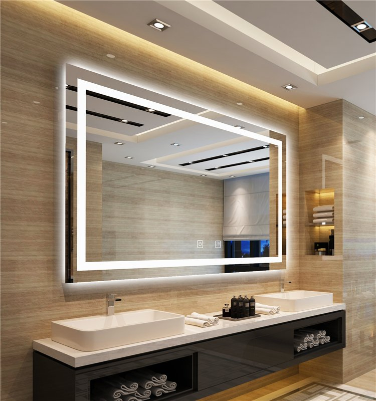 Luxury LED Smart Bathroom Mirror with Little Light
