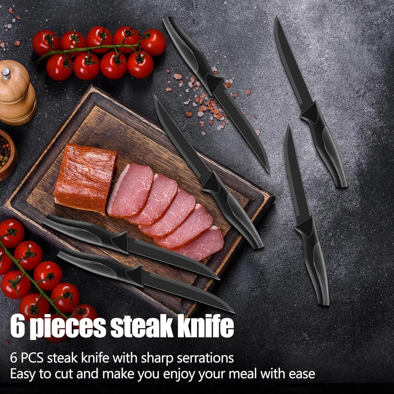 Набор кухонных ножей из нержавеющей стали, 3 предмета