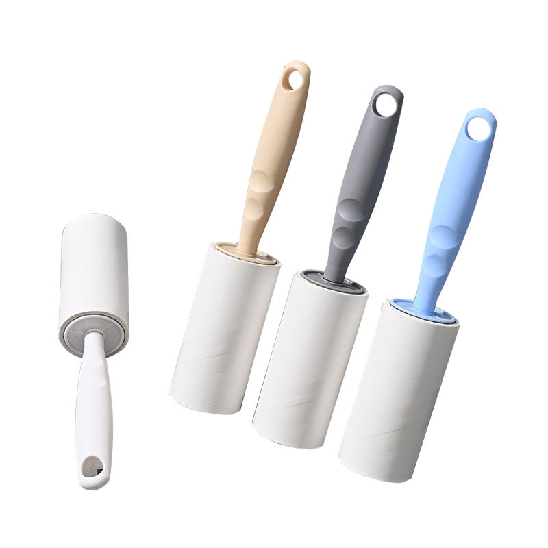 Household Manual Wide 4 Inches 30 60 90 Sheets Adhesive Tear Paper Sticky Pet Cat Dog Hair Remover Clothes Cleaning Lint Roller