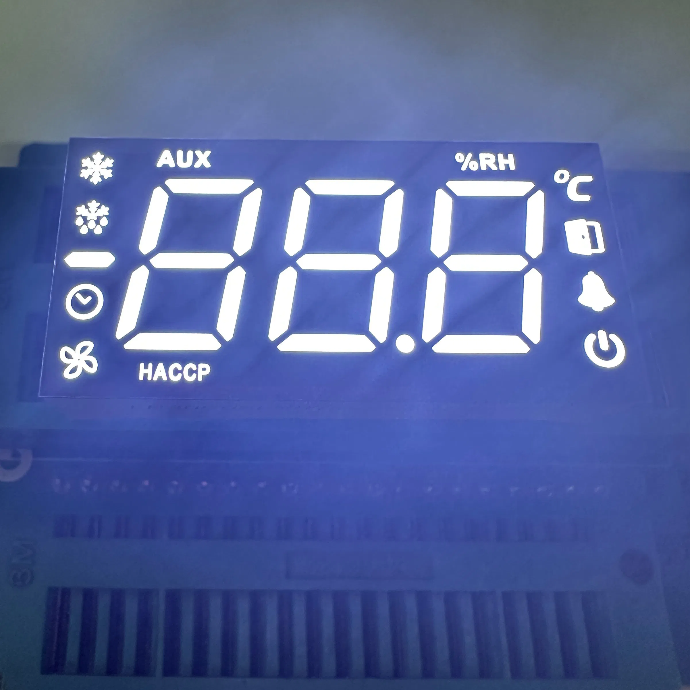 Customized 3 Digit 7 Segment LED Display White for Refrigerator