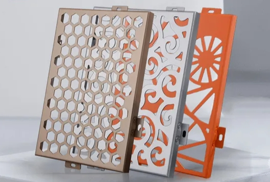 Wood Grain Finish Aluminum Veneer Cladding for Curtain Wall