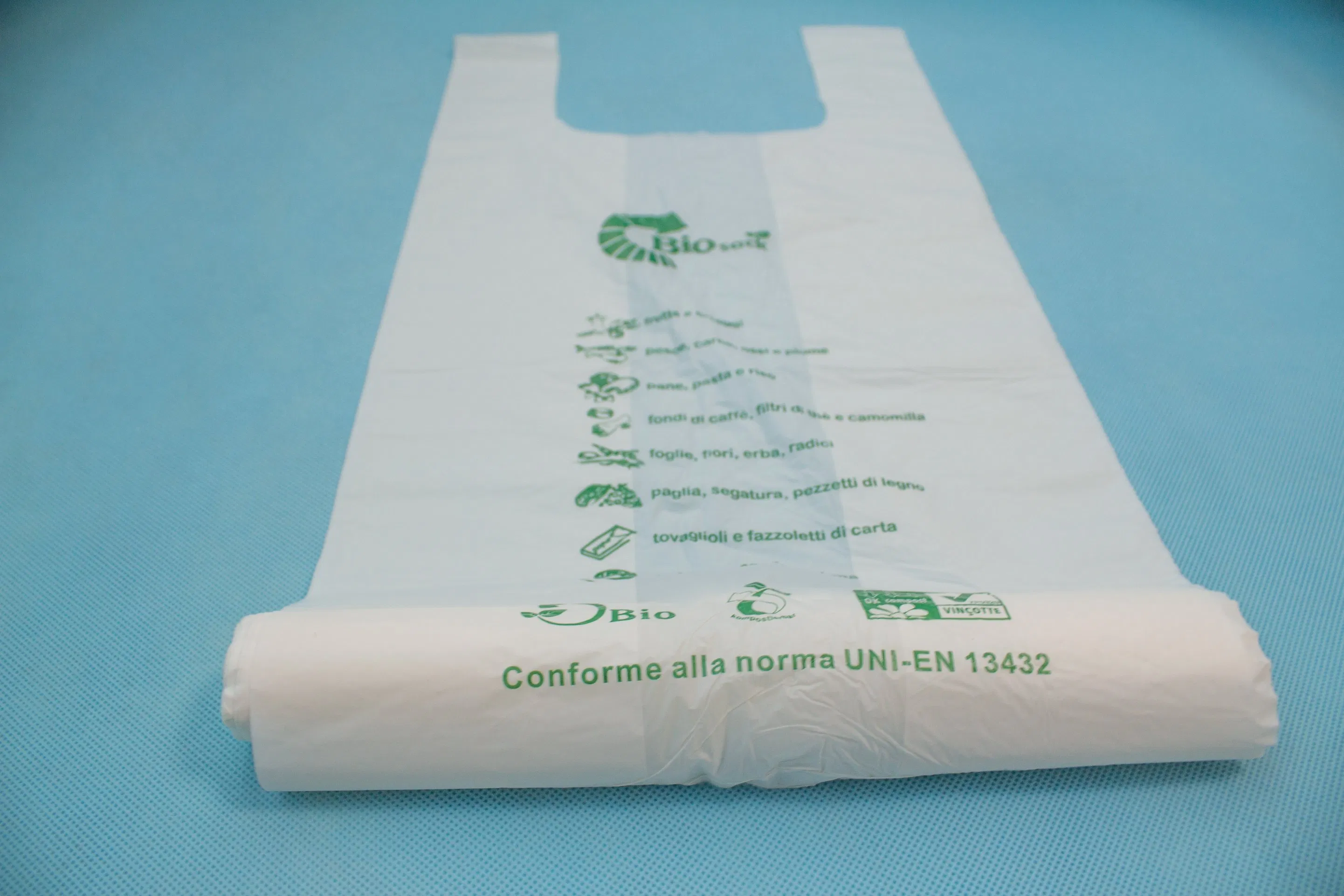 Eco-Friendly Compostable Biodegradable Plastic Shopping Bags for Sustainable Living