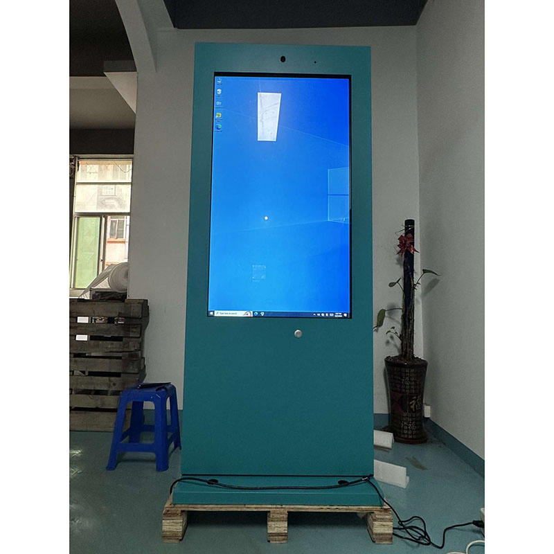 49 Inch Outdoor Pcap Touchscreen Digital Kiosk with High Brightness LCD for 24/7 Operation