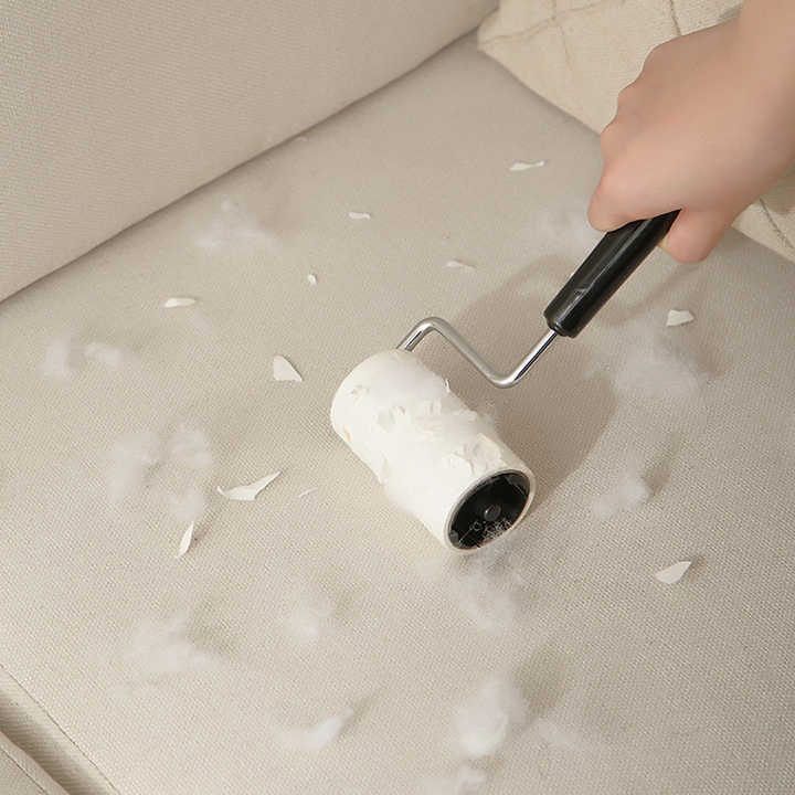 Ultimate 8cm Sticky Lint Roller for Effortless Pet Hair Cleanup