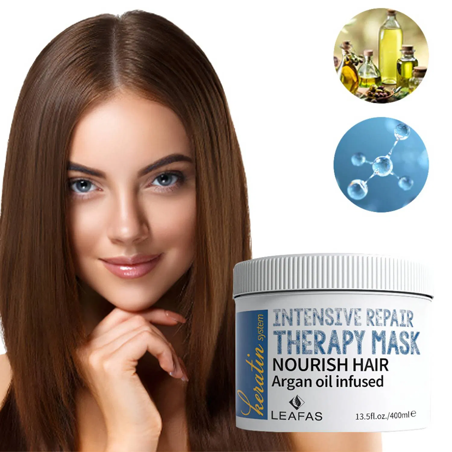 Salon Keratin Treatment Smooth Repair Hair Mask