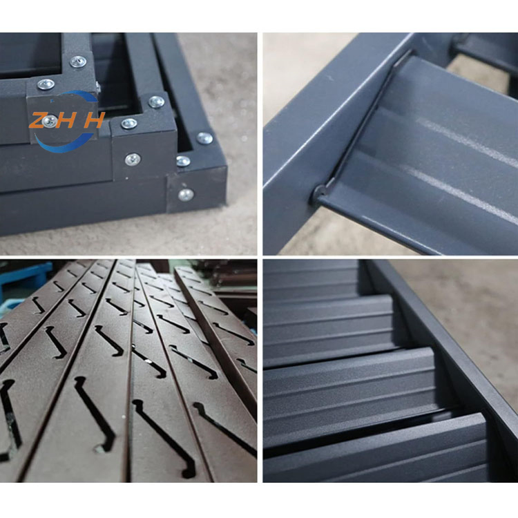 Outdoor Fence Air Conditioner Cover, Aluminum Alloy Space Divider Trash Can Enclosure