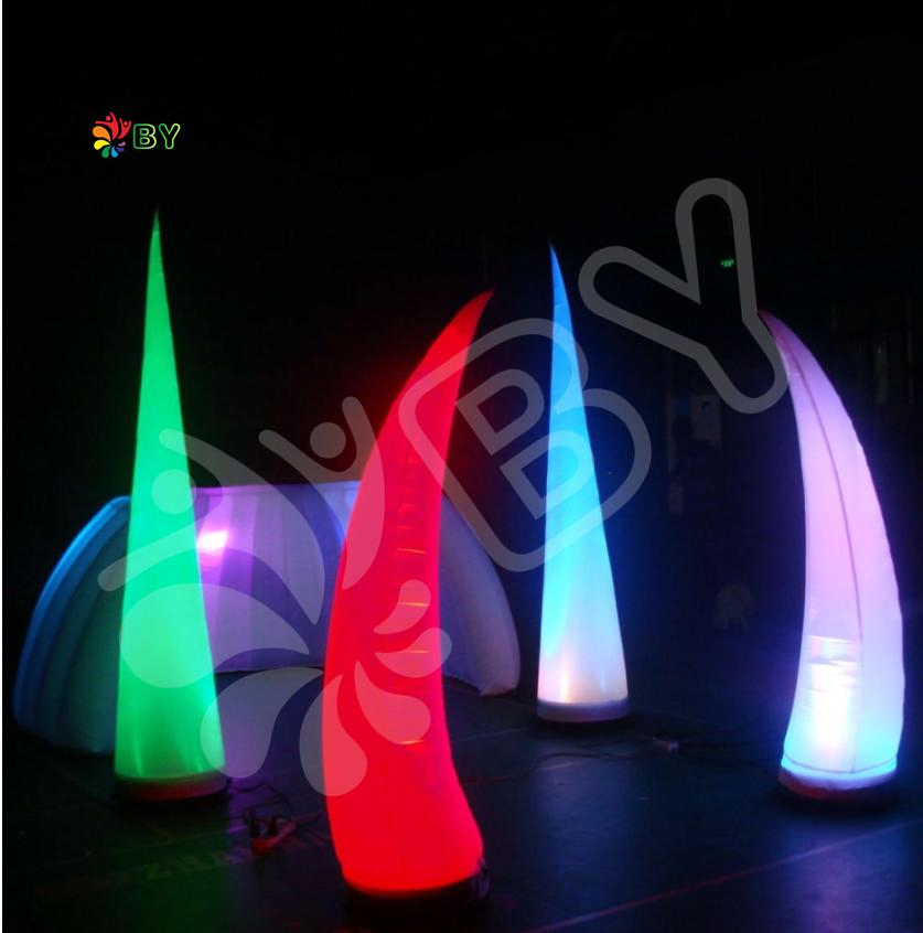 Roman Road/Street LED Inflatable Column, Inflatable Light Cone, Inflatable LED Pillar for Sale