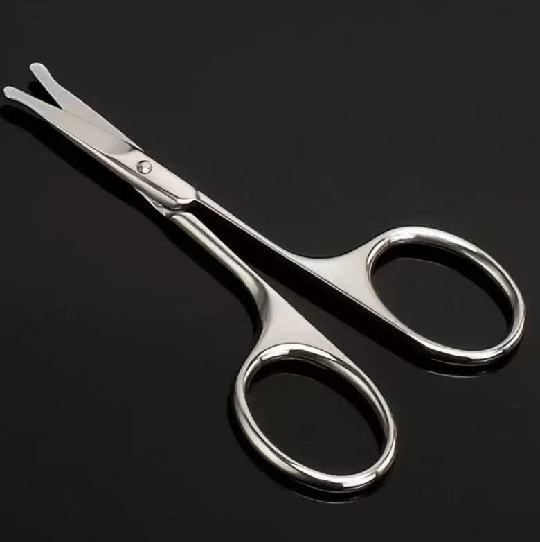 Factory Stock Stainless Steel Nail Tip Four Sides Eyebrow Trimming Beauty Clippers