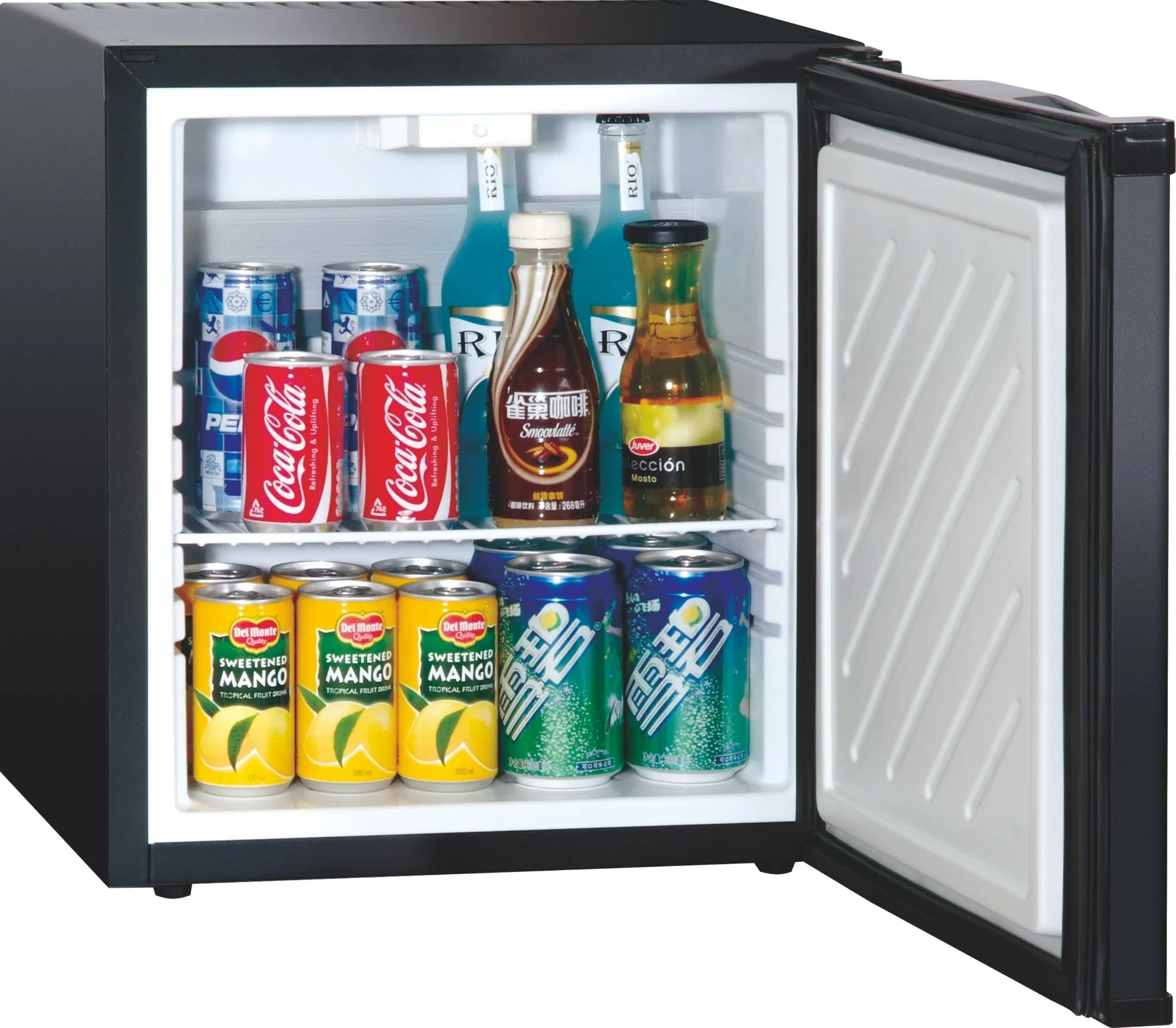 Solid Door Absorption Cooling Minibar for Guest Room