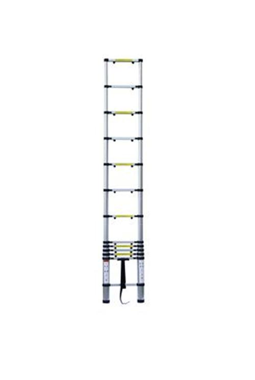 En131 Approvaled 8 Step Aluminium Straight Telescopic Ladder