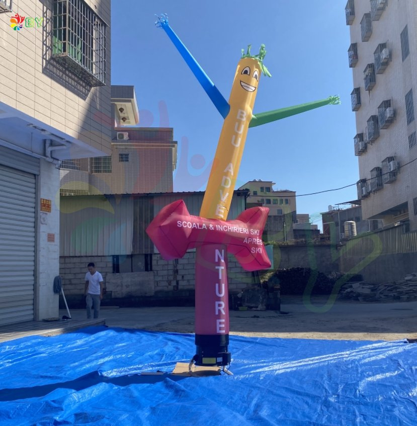 Boyan Promotion Advertising Oxford Outdoor Inflatable Sky Dancer Waving Model for Hotel