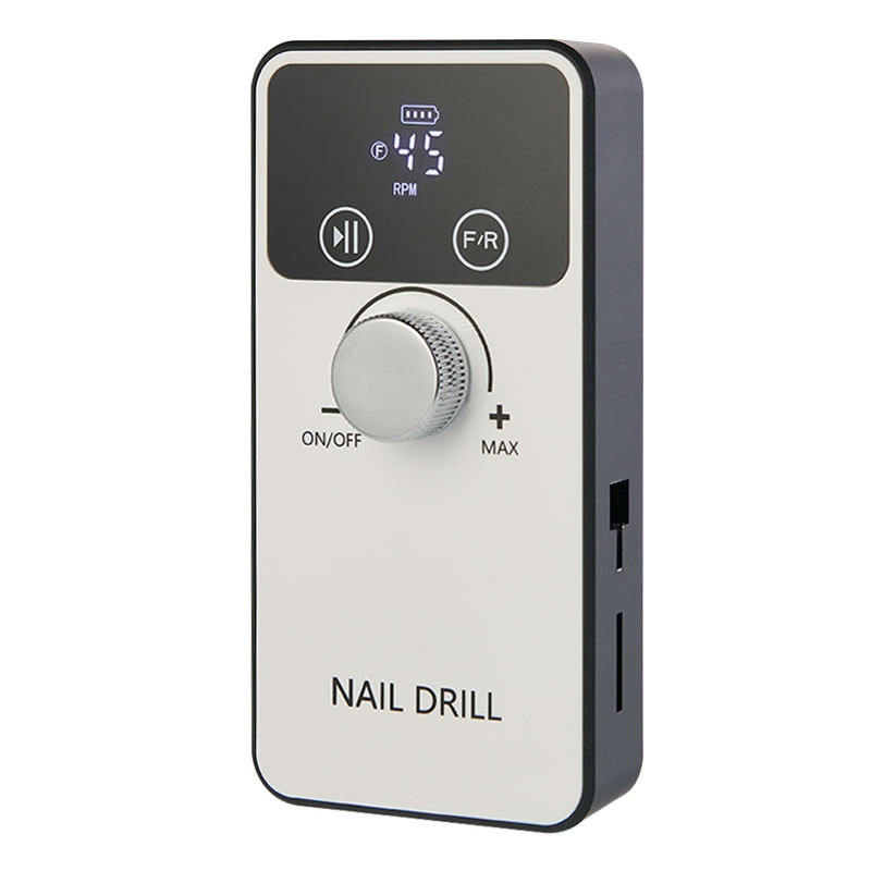 Custom Logo Rechargeable Battery Brushless Electric Nail Drill Machine 45000rpm