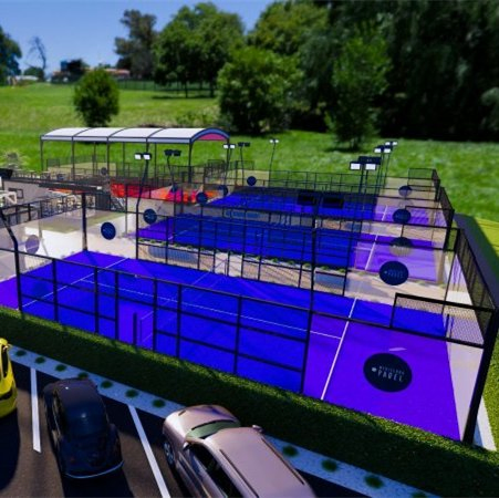Padel Tennis Court Panoramic Sport Paddle Tennis Court Indoor Outdoor