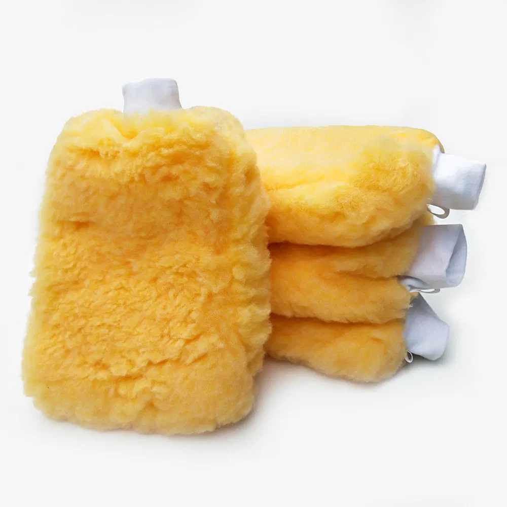 Thickened Fleece Absorbent Beauty Lamb's Wool Car Gloves