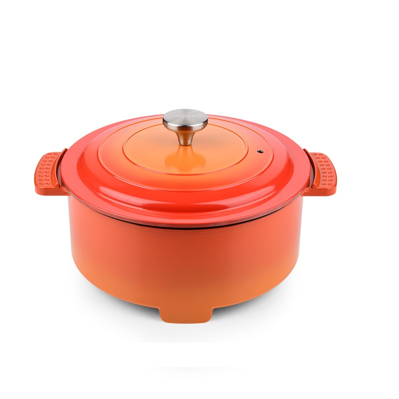 Casserole Nonstick Enamel Aluminium Pans Multifunction Hot Pot with Cover