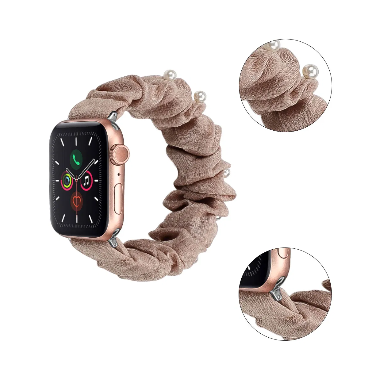 Wholesale for Apple Watch Band 44mm 40mm 42mm 38mm Elastic Nylon Solo Loop Smart Bracelet for iWatch 5 4 3 Se 6 7