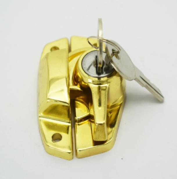 Window Cam Action Latches Die Cast Zinc Alloy Keyed Sash Fastener Lock