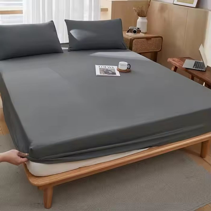 Hypoallergenic Terry Toweling Mattress Cover Machine Washable Waterproof Mattress Protector