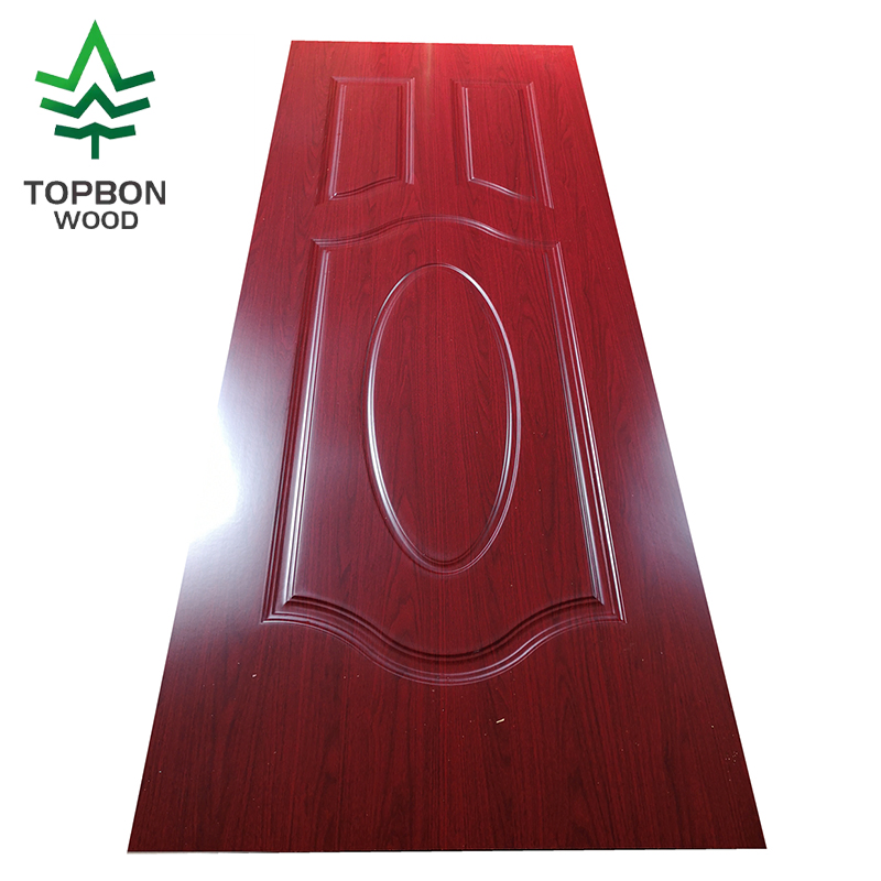 Melamine Laminated MDF Molded Door Skins in High Glossy Finish